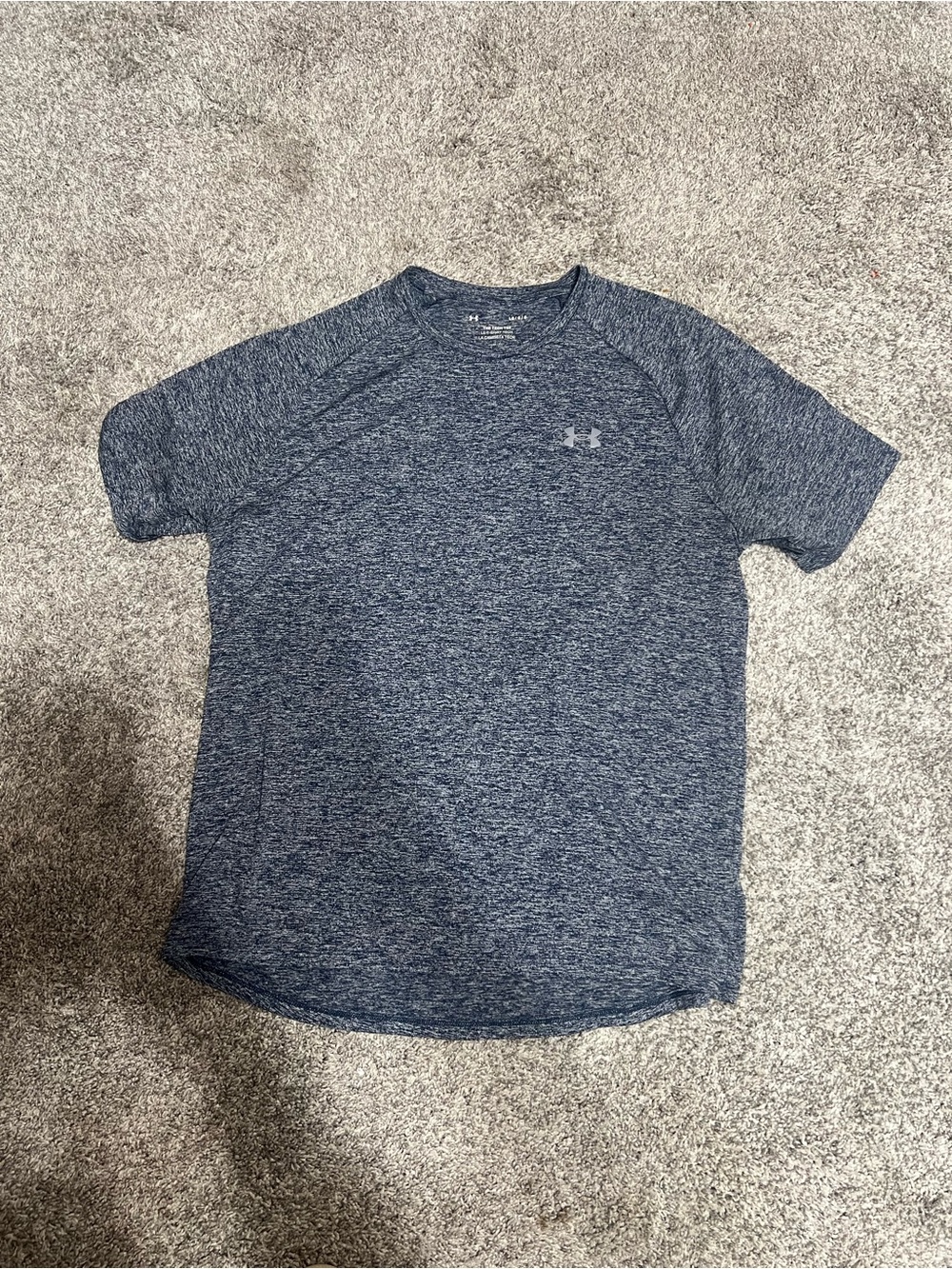 Under Armour Men's Heathered Navy Performance Short Sleeve Tee
